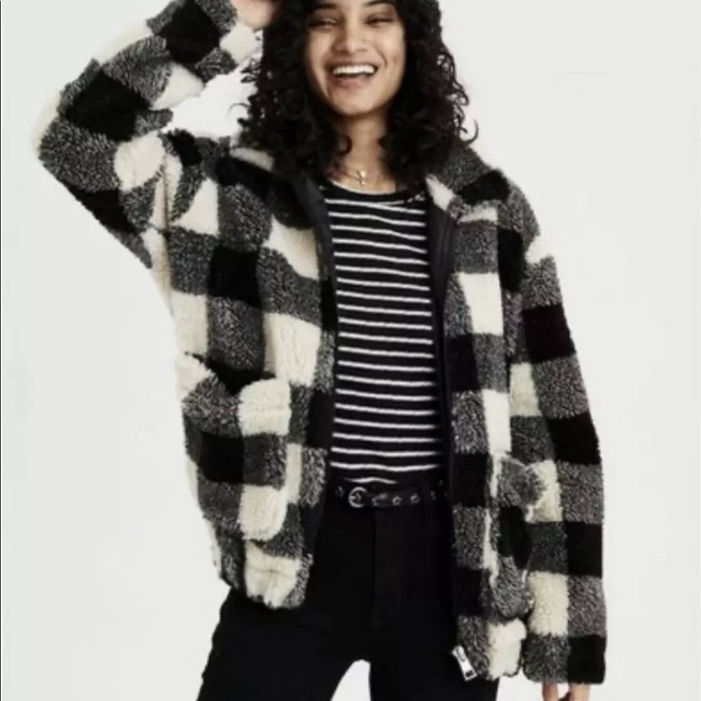 American Eagle Buffalo Plaid Jacket
